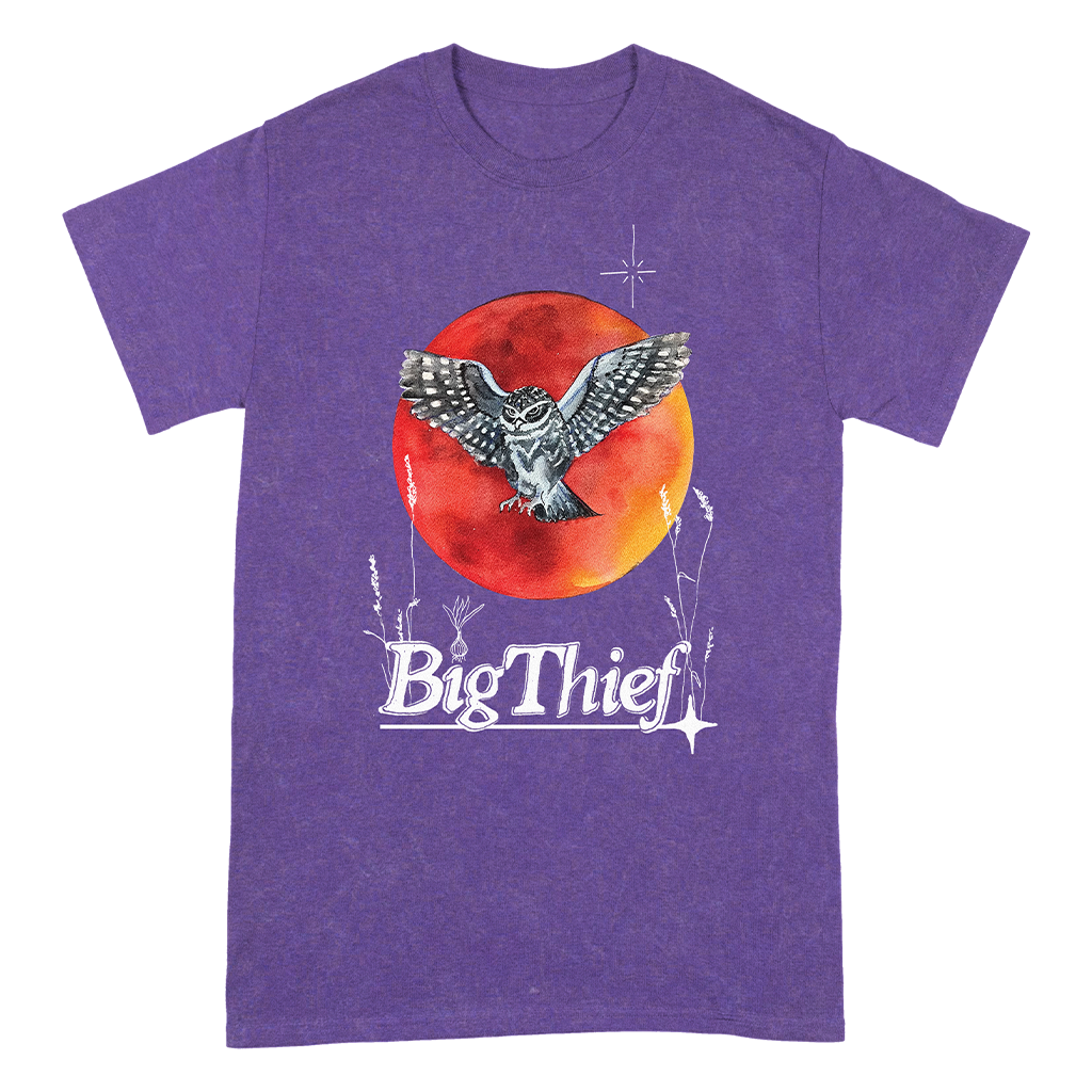 Blood Moon Owl Mineral Wash T-Shirt