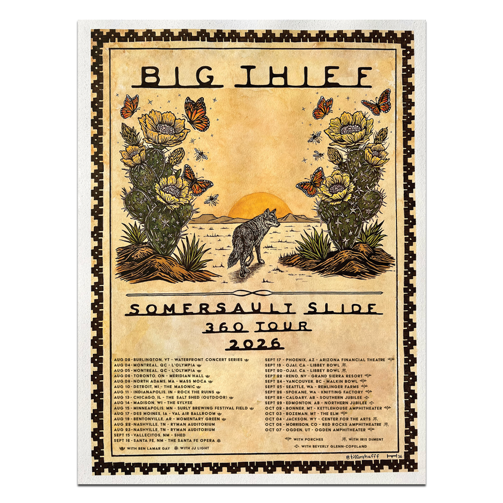 Somersault Slide 360 -  2026 Tour Poster