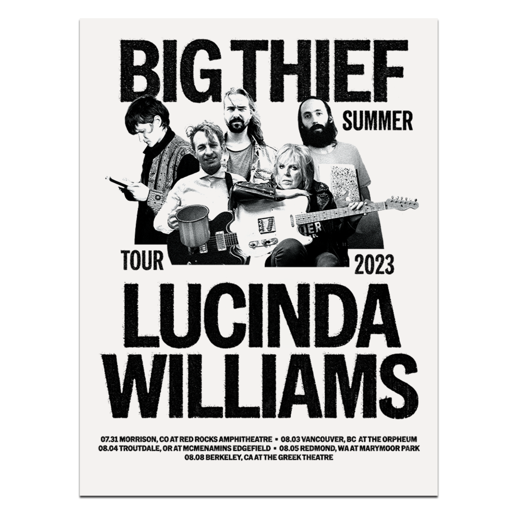 Summer Tour 2023 with Lucinda Williams Poster